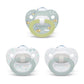 Nuk Orthodontic Pacifier Value Pack, Boy, 0-6 Months (Pack Of 3)