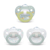 NUK Orthodontic Pacifier Value Pack, Girl, 0-6 Months (Pack of 3)
