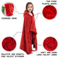 Hiturbo Kids Hooded Fleece Towel: Soft Plush Pool Beach Towel Wrap - 50'X30' Toddler Bath Blanket For Boys Girls 3-12 Years (R