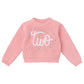 Toddler Baby Girls Boys Boho 2nd Birthday Outfit Embroidery Knitted Pullover Sweaters Crochet Top Long Sleeve Fall Winter First 