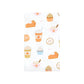 Hudson Baby Unisex Baby Cotton Flannel Burp Cloths, Pumpkin Spice, One Size