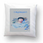 CRAFT MANIACS BTS Star Pastel Blue 1 Fan Art 16*16 INCHES Pillow with Filler | Officially Licensed BTS Merch