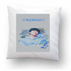 CRAFT MANIACS BTS Star Pastel Blue 1 Fan Art 16*16 INCHES Pillow with Filler | Officially Licensed BTS Merch