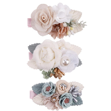 Flower Hair Clip Bfnaagirl Baby Girl Hair Bows Hair Accessories Alligator Clips For Infants Toddlers Gift (One Size, Flower8060)