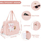 Lushandy Baby Diaper Tote, Mommy Bag - Cute Nappy Crossbody Travel Tote With Multifunction Storage