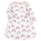 Hudson Baby Infant And Toddler Girl Cotton Dresses, Modern Rainbow, 4 Toddler