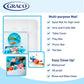 Graco Under High Chair Mat - Waterproof & Washable Plastic Food/Spill Catcher - 50' Eating, Painting & Art Floor Cover, Clear (