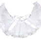 Petitebella Single Color Baby Skirt 3-12M (White, 3-12 Months)