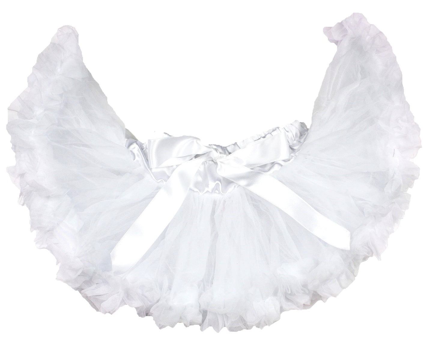 Petitebella Single Color Baby Skirt 3-12M (White, 3-12 Months)