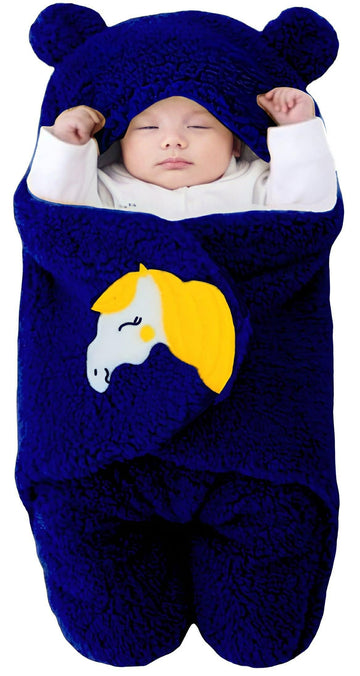 Super Soft Baby Blanket for Newborn Ac Room Blanket for Summer Infants Winter Swaddler.All Season Hooded Blanket for 06 Month B