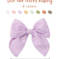 Doboi 8Pcs Baby Girls Hair Clips Fable Hair Bows Cotton Linen Bows For Girls Hair Accessories For Baby Toddlers Kids