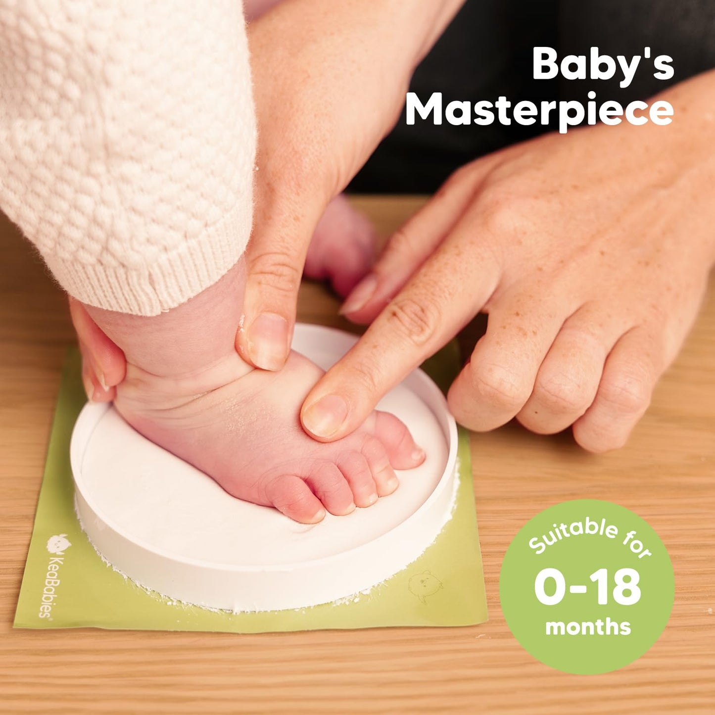 Baby Hand And Footprint Kit - Personalized Baby Foot Printing Kit For Newborn - Baby Footprint Kit For Toddlers - Baby Keepsake
