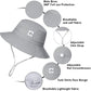 Baby Sun Hat Beach Bucket Hat For 6-24 Months 2Pack