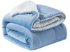 VAS COLLECTIONS Flannel Sherpa Baby Blanket | 2Layer Soft & Fluffy AC Blanket | 250 GSM, 800 g Lightweight AllSeason Wrapping 