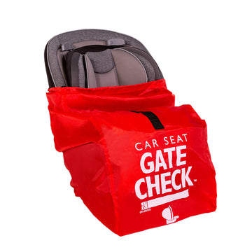 J.L. Childress Gate Check Bag - Air Travel Bag - Fits Convertible Car Seats, Infant Carriers & Booster Seats, Red