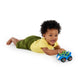 Bright Starts Oball Easy Grasp Rattle & Roll Toy Sports Car BPA-Free Infant Crawling Toy, 1 Pack, Age 3 Months and up, Blue/Gree