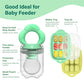 Baby Fruit Food Feeder Breastmilk Popsicle Molds With Freezer Tray, Tenmonth Silicone Baby Feeder For Safe Infant Self Feeding A