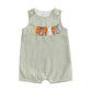 Ayalinggo Toddler Boy Easter Outfit Bunny Carrot Embroidery Jumpsuit Sleeveless Overall Spring Palysuit Easter Clothes 0-3 Y (Li