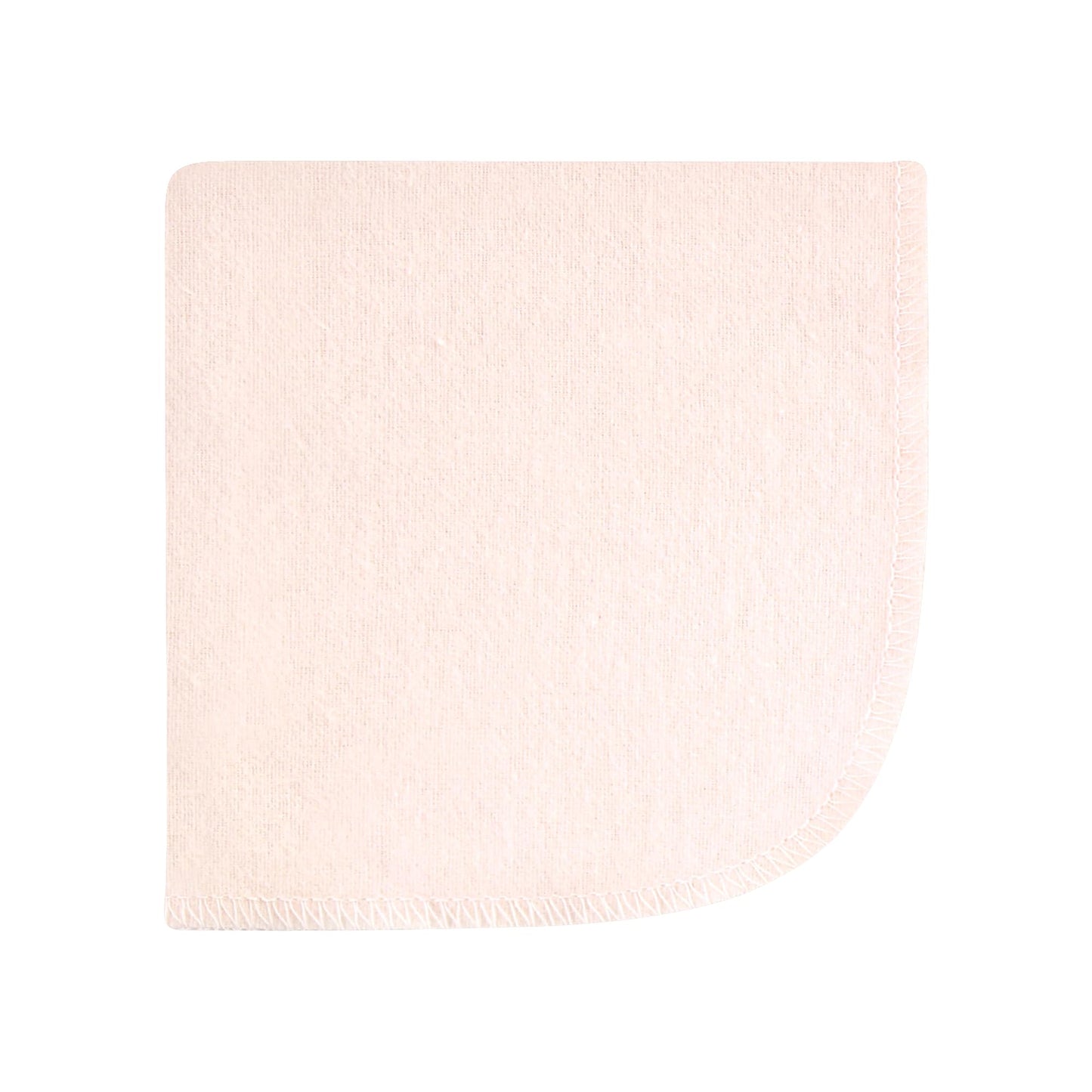 Hudson Baby Unisex Baby Flannel Cotton Washcloths, Pink Dainty Floral 10 Pack, One Size