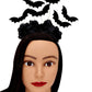 Halloween Black Bat Headband Costume Accessory