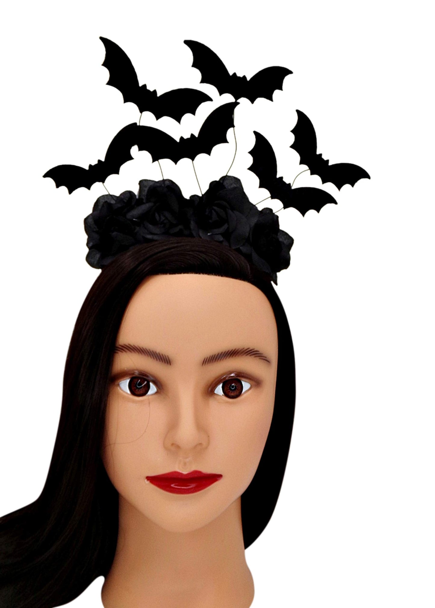 Halloween Black Bat Headband Costume Accessory