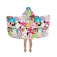 Franco Squishmallows Kids Bath/Pool/Beach Soft Cotton Terry Hooded Towel Wrap, 24 In X 50 In