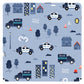 Bapronbaby Be Brave Police Patrol Splash Mat - Waterproof Catch-All For Under High Chairs, Floors, Tables, Playtime Or Arts & Cr