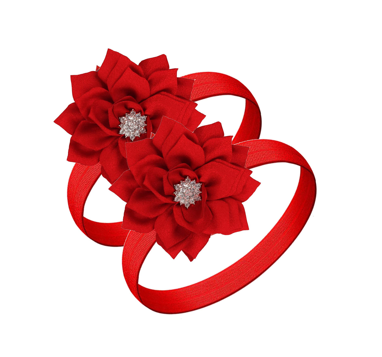 New Girl Baby Headbands (Lk8) (Red)