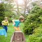 Plush Easter Bunny Basket For Kids Boys Girls Easter Buckets With Long Plush Ear Personalized Egg Hunting Bags,Bunny Kids Easter