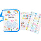 Buviagem Baby Soft Cloth Album; Babys My First Photo Book For Family Memery With Safe Mirror Holds 17 Photos Kissing Elephant Fa