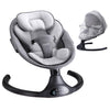 LAREX Baby Swing Infant Swing Electric Toddler Baby Rocker Portable for Newborn Boy Girl, 5 Sway Speeds with Remote Control, 10 