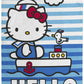 Jay Franco Hello Kitty Bath Pool Beach Towel - Nautical Super Soft & Absorbent 100% Cotton Towel, Measures 28 X 58