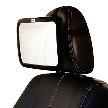 Bixon Baby Car Mirror, Rear Facing, Convex Shatterproof Back-Seat Mirror, Easy Fitting to Keep Baby In Sight, Clearer View With 