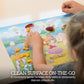 Klean Kids [2 Pack] Silicone Placemats For Toddlers (Mermaid And Princess) - Non Slip 2-Pack With Travel Bag - Princess & Mermai