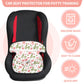Hunnmingre 2 Pack Floral Car Seat Protector For Potty Training Waterproof Piddle Pad Cover From Spillages Nappy Leaks Toilet Tra