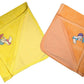 MITWA Enterprises Soft Cotton Baby Hooded Towels  Pack of 2 (Yellow || Orange)