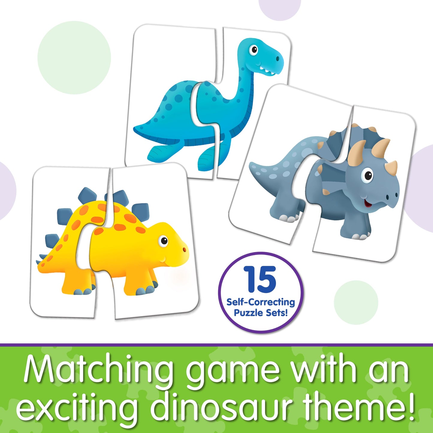 The Learning Journey: My First Match It - Dinosaurs - 2 Year Old Toys, Puzzles for Toddlers, Toddler Puzzle, Educational Toys fo