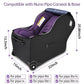 Yorepek Carseat Bags For Air Travel With Wheels Fit For Doona Car Seat Without Base, Fit For Nuna Pipa Car Seat And Base, Infant