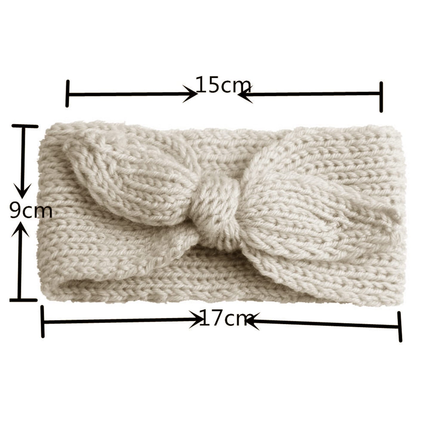 Izus Turban Headband Baby Girl - Warm Rabbit Knot Hair Band, Knit Head Wrap For Newborn, Toddler And Children (One Size (Fit For