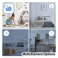 Baby Monitor With Camera And Audio, Long Range No Wifi, Baby Room Temperature Monitoring, Auto Night Vision, 5 Built-In Lullabie