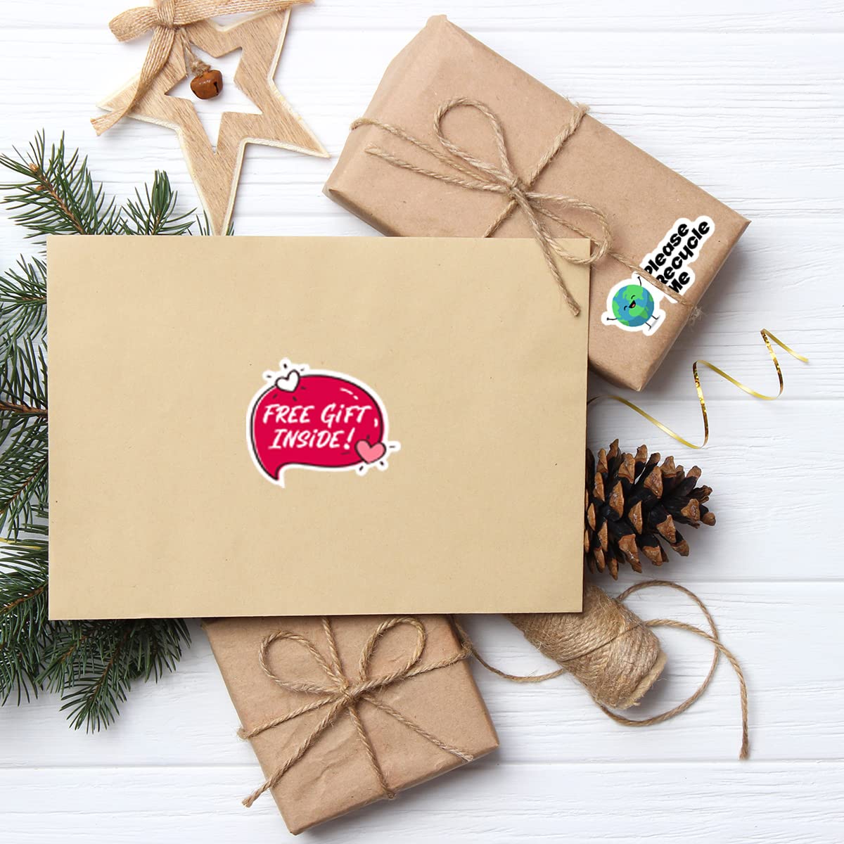 Cute Small Business Stickers,Funny Gift Inside Business Stickers,Thank You Stickers,Packaging Stickers, Mail Envelopes Shipping