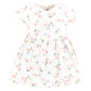 Hudson Baby Baby Girls Cotton Dresses, Pink Dainty Floral, 0-3 Months