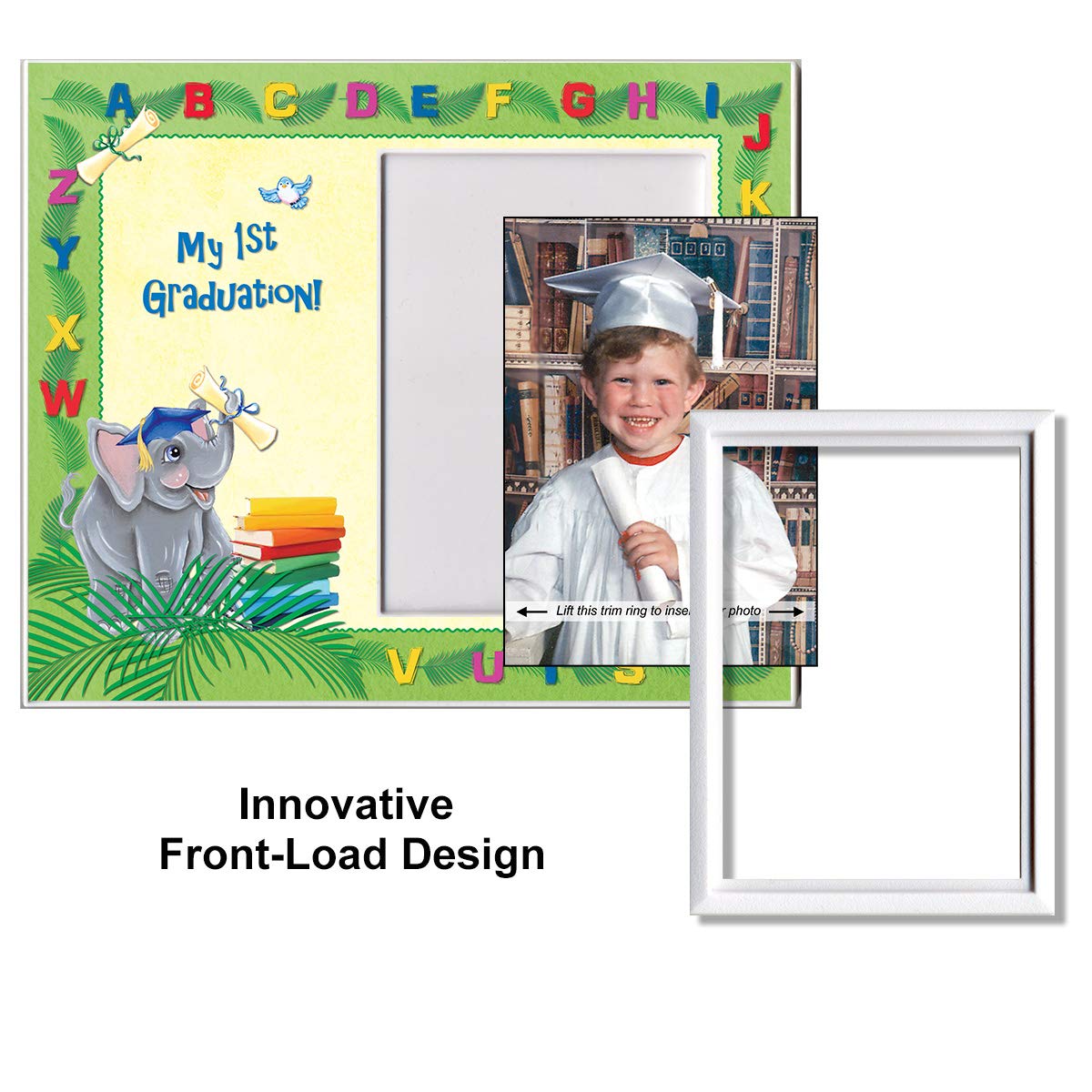 Prek Graduation Kindergarten Preschool Graduation Picture Frame | Colorful And Fun | Holds 3.5 X 5 Photo | First Graduation Keep