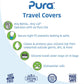 Pura Kiki Nipple/Spout Silicone Travel Covers - Pura Lids Compatible | Plastic-Free, Medical Grade, Madesafe Certified | Prevent