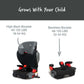 Britax Highpoint Backless Belt-Positioning Booster Seat, SafeWash Black Ombre