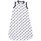 Hudson Baby Unisex Baby Interlock Cotton Sleeveless Sleeping Bag, Wildflower, 18-24 Months