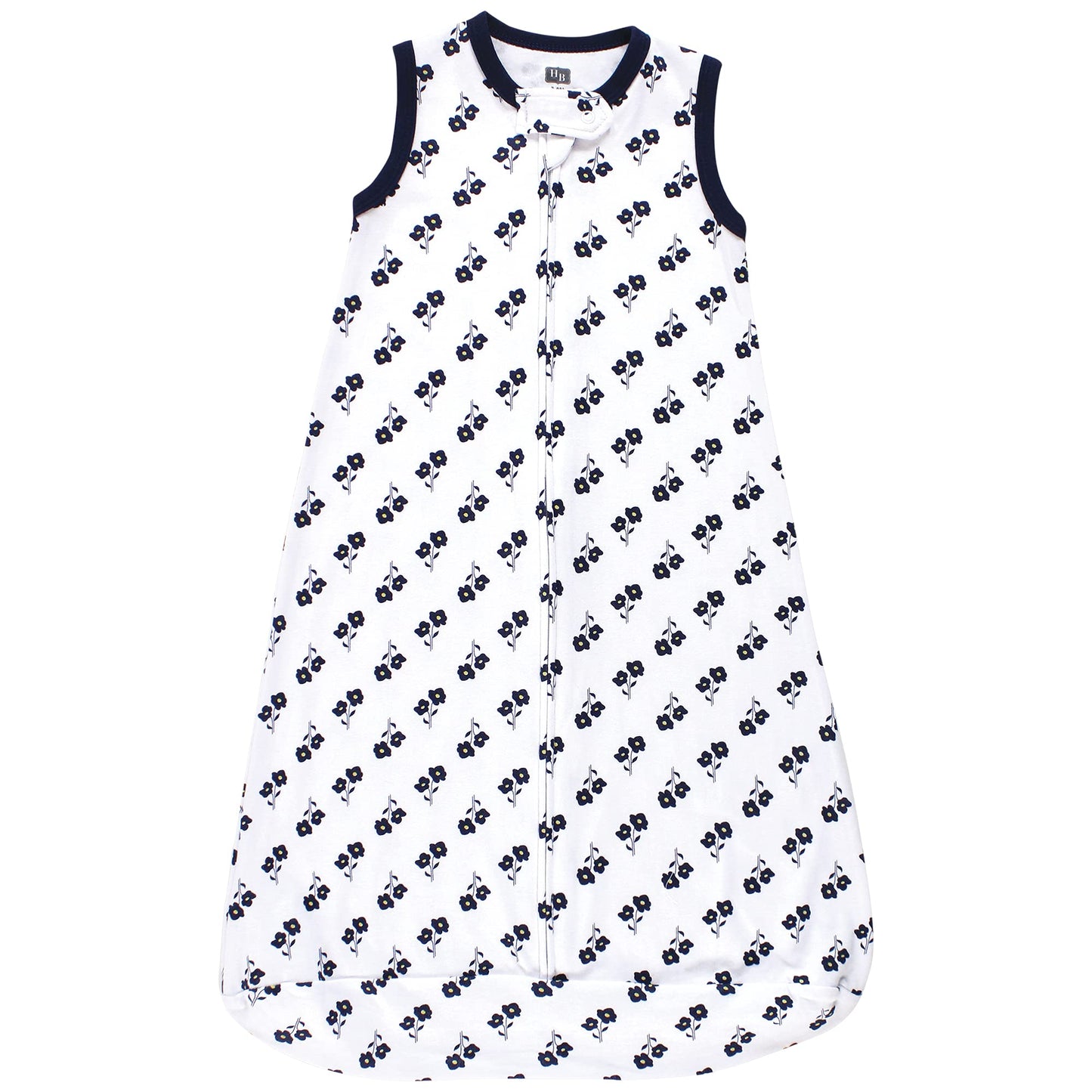 Hudson Baby Unisex Baby Interlock Cotton Sleeveless Sleeping Bag, Wildflower, 18-24 Months