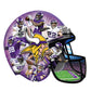 Baby Fanatic Wood Rattle 2 Pack - NFL Miami Dolphins - Officially Licensed Baby Toy Set