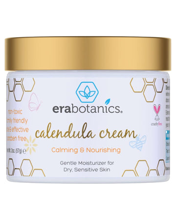 Era Organics Calendula Cream for Babies - Soothing & Nourishing Baby Moisturizer with Cocoa Butter, Rosemary & More - Face & Bod