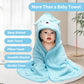 Vzznn 3 Pack Baby Towels Hooded - Ultra Soft Baby Bath Towels, Newborn Baby Essentials, Premium Absorbentand Hypoallergenic Towe